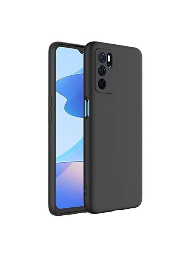 Protective  Cover For Oppo Reno 6 Pro , Slim Fit Soft Back TPU Case Flexible Silicone Cover Compatible For Oppo Reno 6 Pro - Black